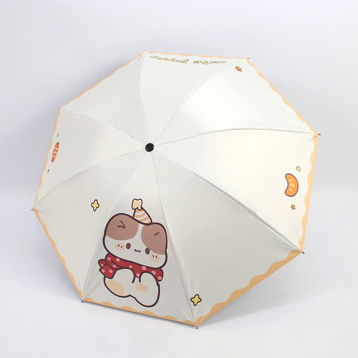 Women's Kawaii Folding Umbrella Bowlift