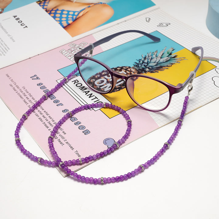 Stylish Beaded Eyewear Chain Bowlift