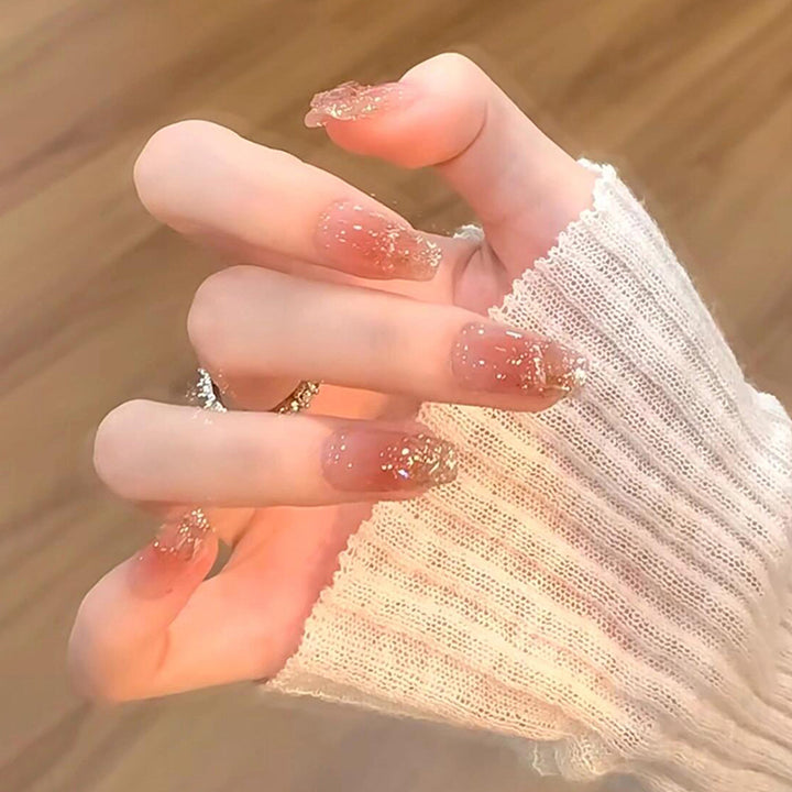 Decorative Ombre Press-On Nails Bowlift
