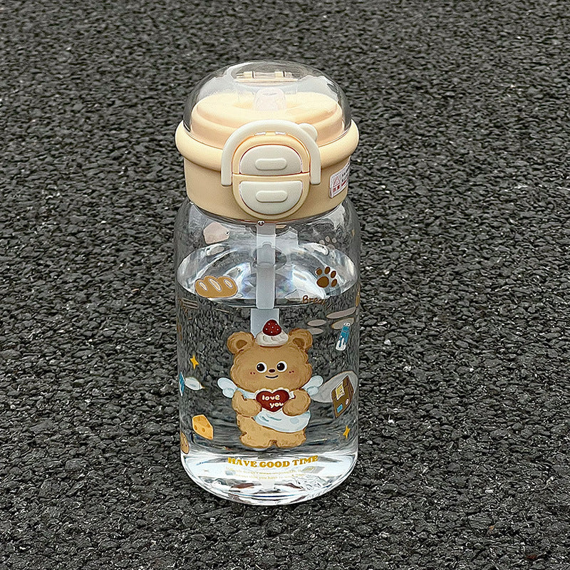Ladies child-friendly drinking bottle with funny dog design Bowlift