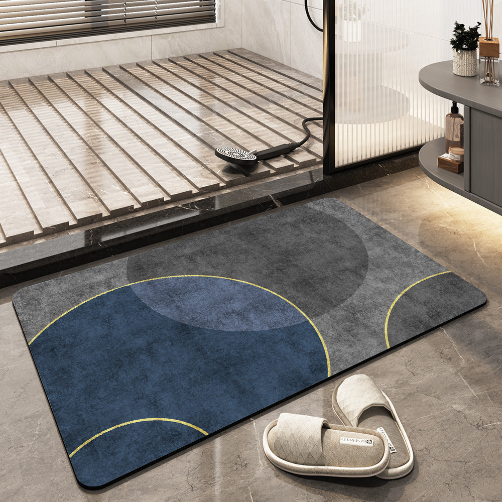 Geometric Patterned Anti-Fatigue Bath Mat Bowlift