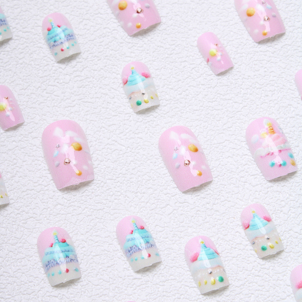Celebration-Themed Press-On Nails Bowlift