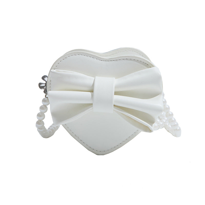 WoHeart-Shaped Bow Clutch Bag Bowlift