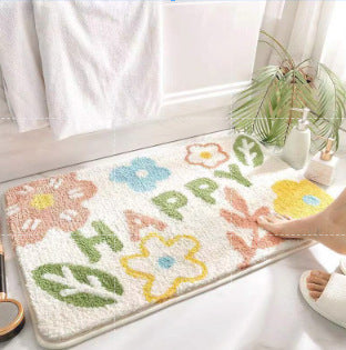 Cute Cat-Themed Bath Mat