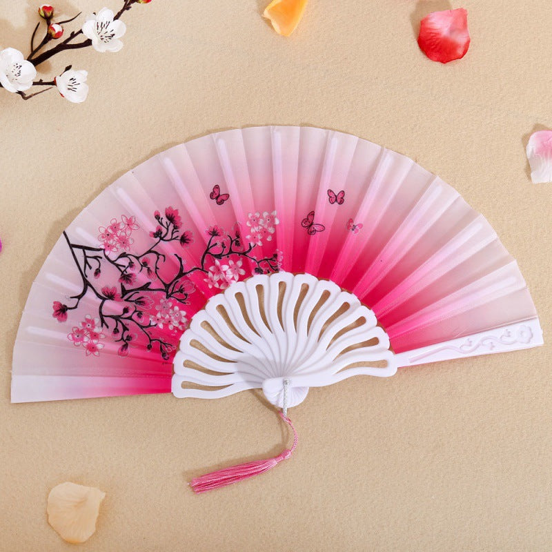 Ladies' artistically designed hand fan Bowlift