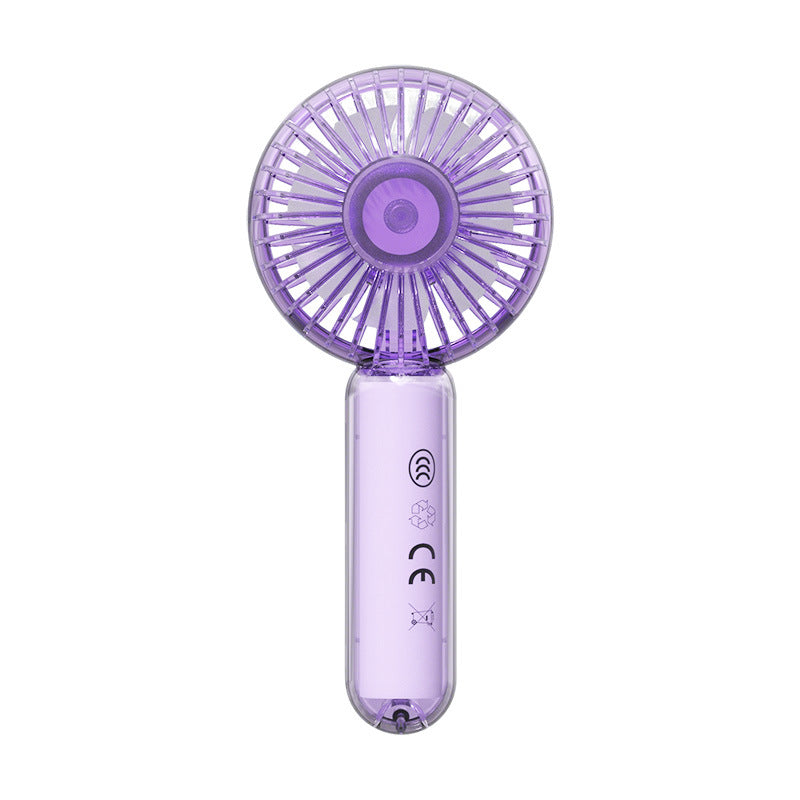 Women's portable hand fan with USB charging function Bowlift