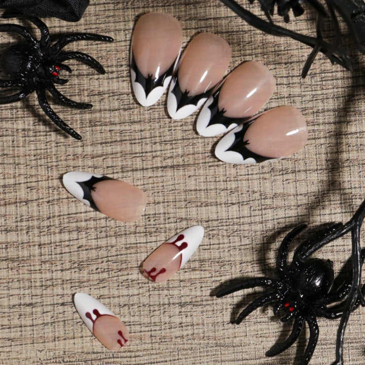 Artistic Gothic Press-On Nails Bowlift