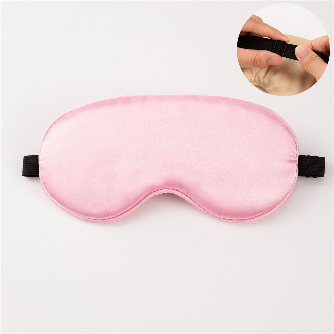 Unisex nan ergonomic sleep mask with adjustable elastic band and soft satin surface Bowlift