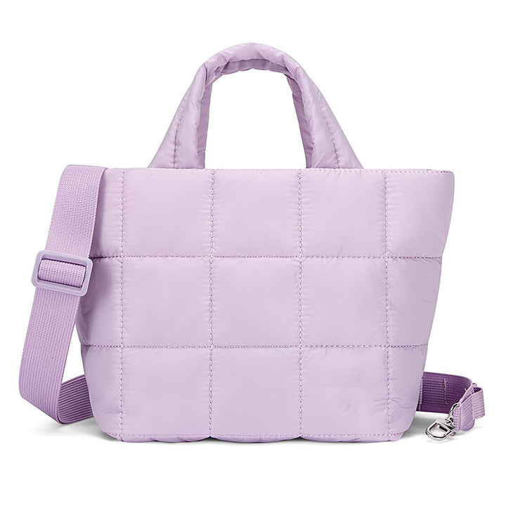 Fashionable quilted handbag Bowlift