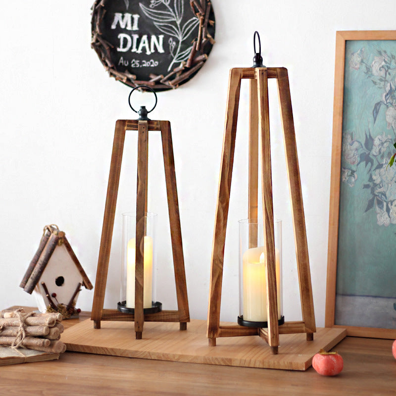 Stylish lantern made of wood Bowlift