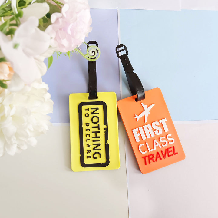 Unisex Luggage Tag with Airplane Design Bowlift