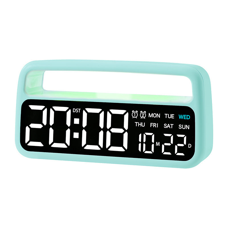Digital alarm clock with clear LED display and modern features Bowlift