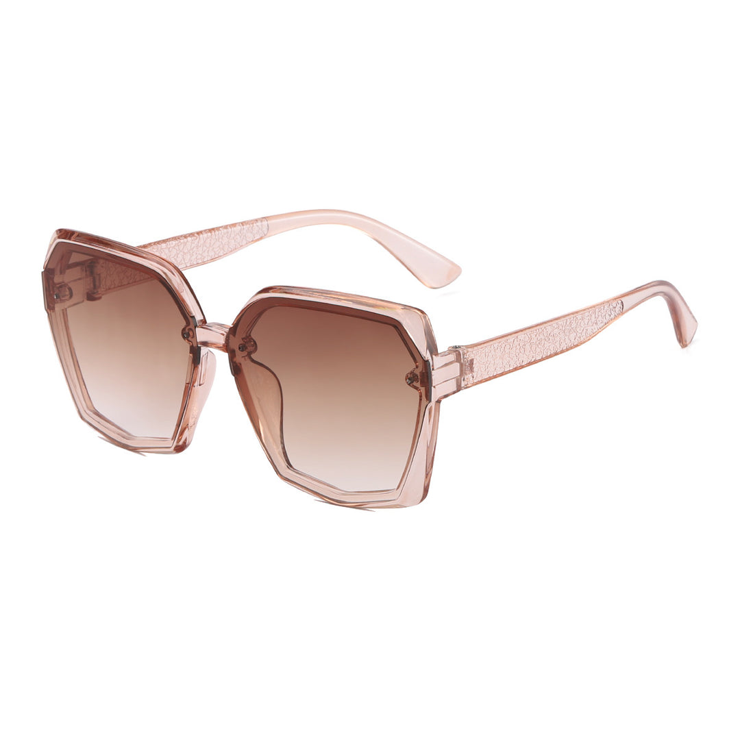 Women's fashionable sunglasses with eye-catching polygon frame Bowlift