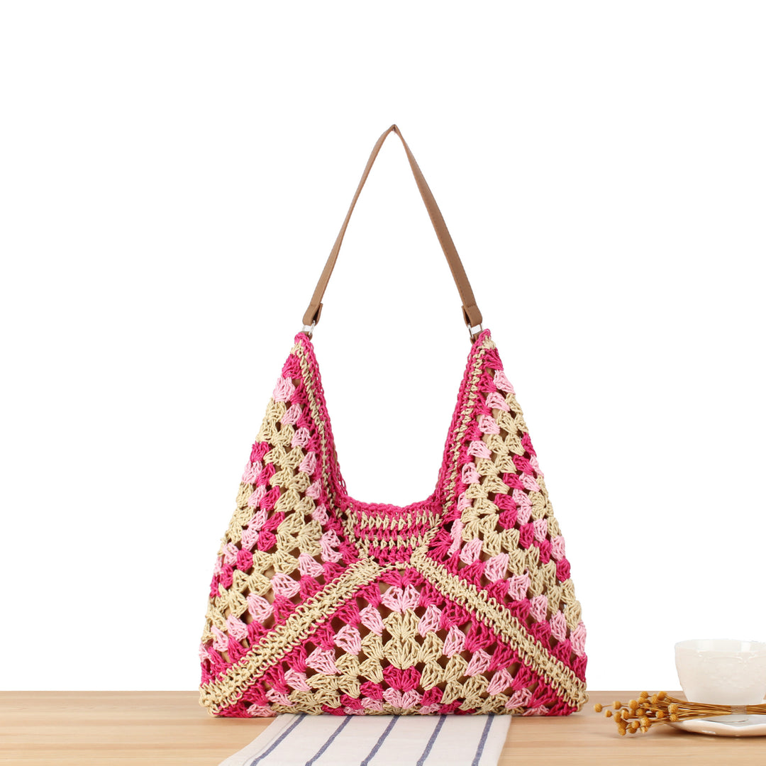 Designer crossbody bag in modern net design Bowlift