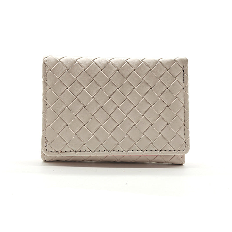 Textured Compact Wallet