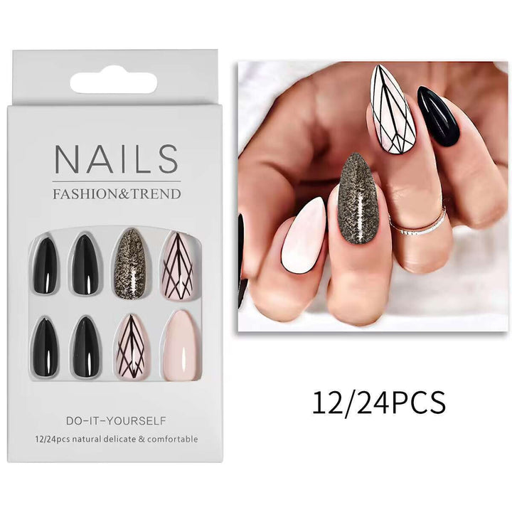Creative Press-On Nail Design Bowlift