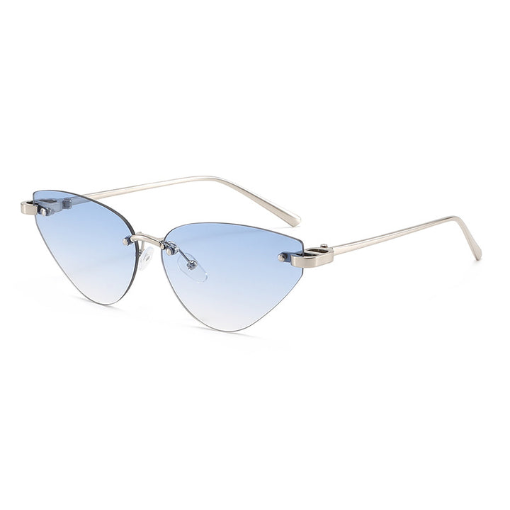 Women elegant Cat-Eye sunglasses with ultra-light metal frame Bowlift