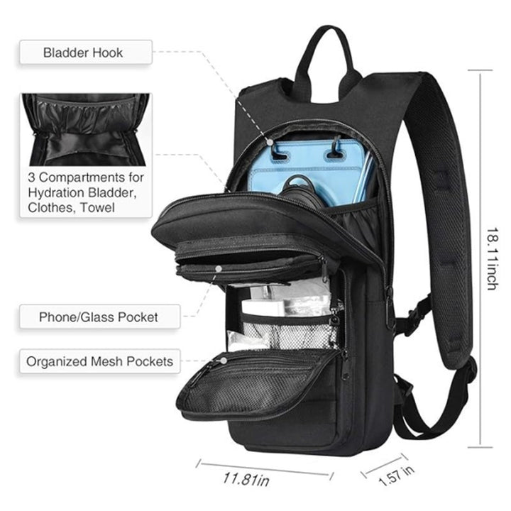 Tactical Sling Backpack with Modular Pockets Bowlift