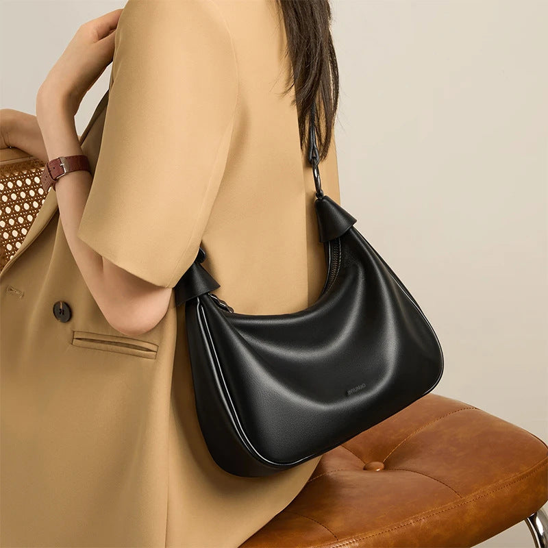 Stylish Curved Shoulder Bag Bowlift