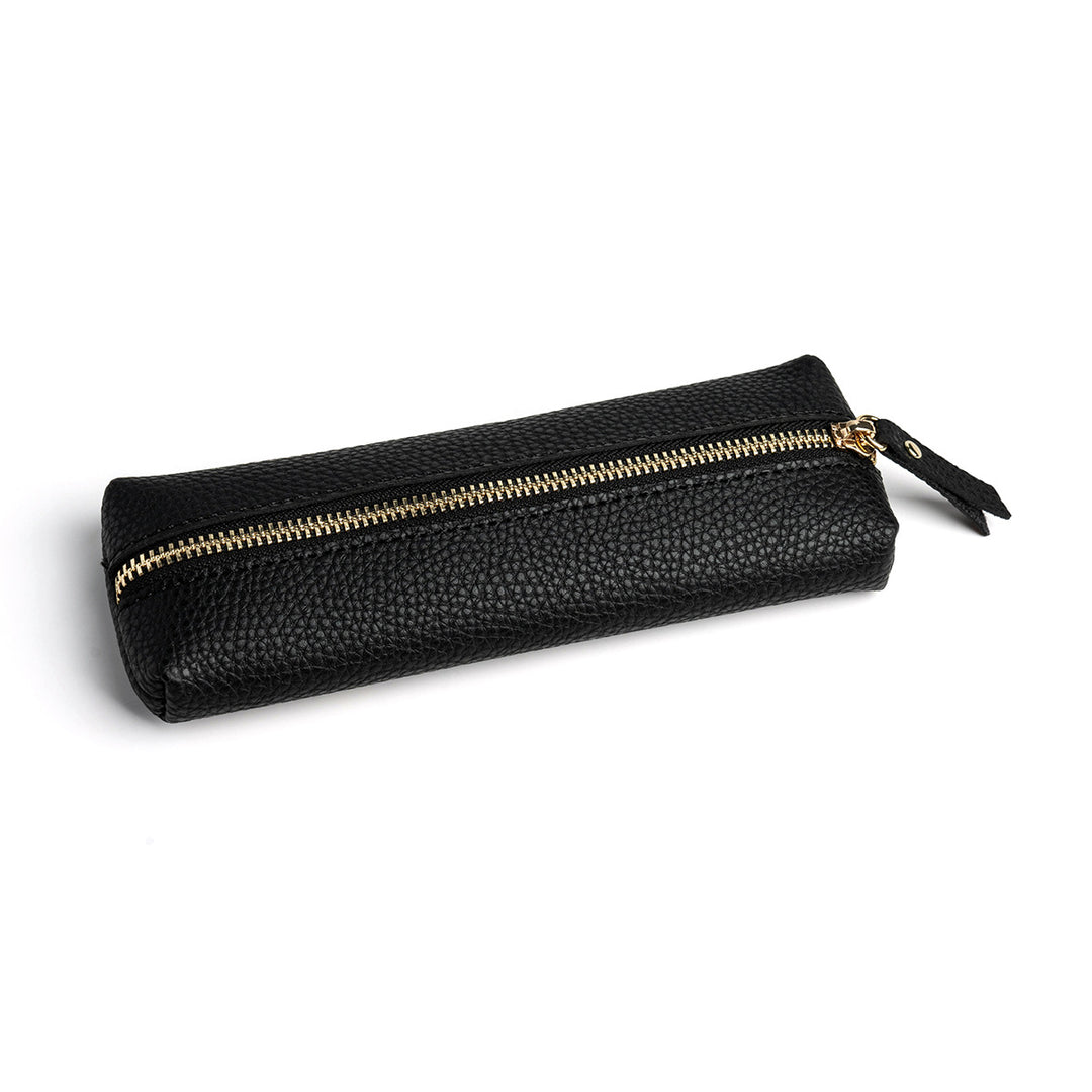 Leather Zippered Pencil Case Bowlift