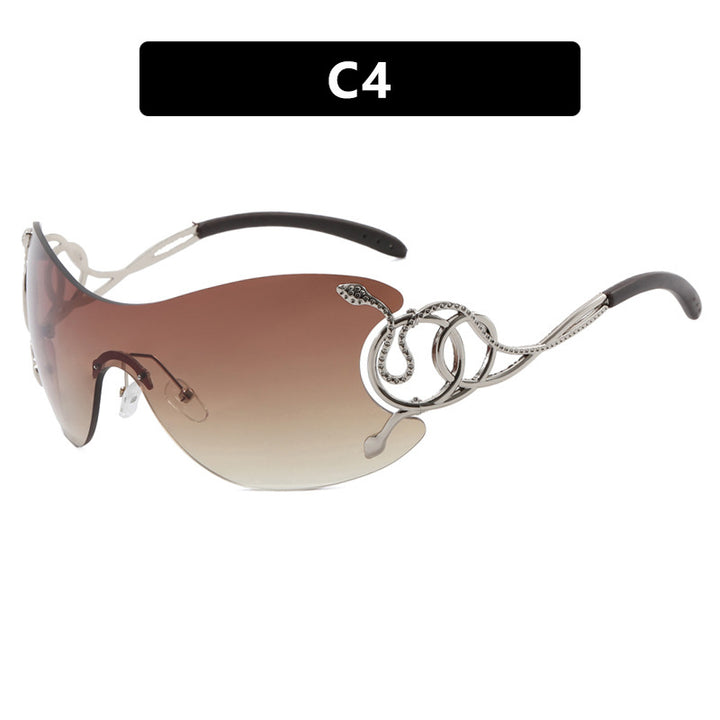 Women’s futuristic sunglasses with playful design Bowlift