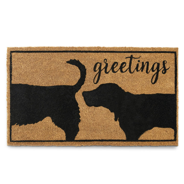Decorative Dog Theme Welcome Mat