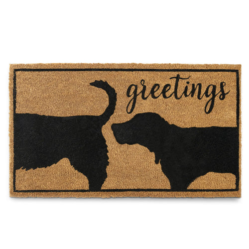 Decorative Dog Theme Welcome Mat