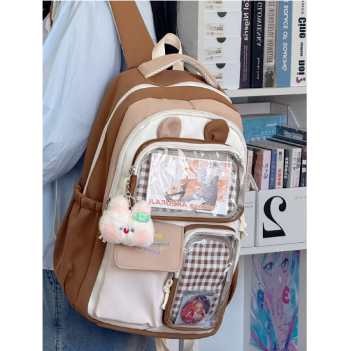 Cute Character-Themed Backpack Bowlift