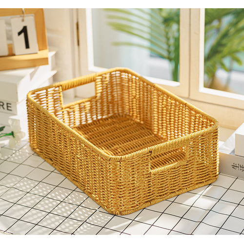 Home Storage Wicker Basket Bowlift