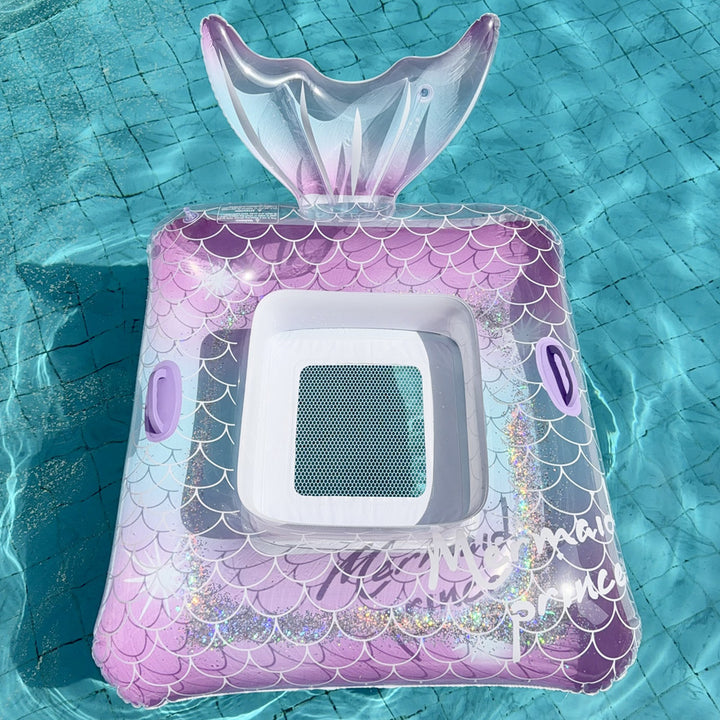 Inflatable Pool Lounger with Sun Canopy Bowlift