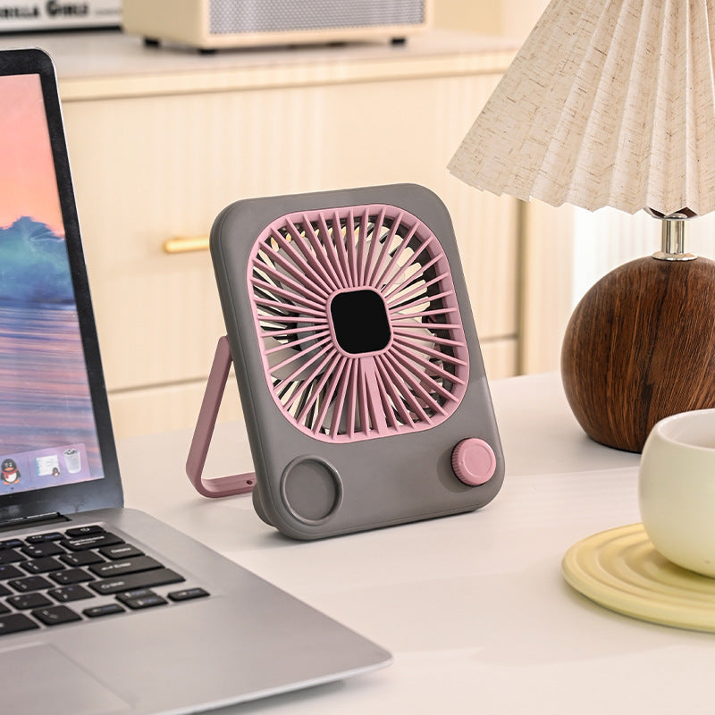 Ladies Portable Table Fan with Variable Speed Levels Bowlift