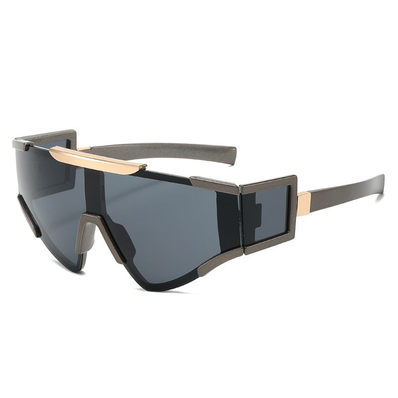 Men's Futuristic Shield Sunglasses Bowlift