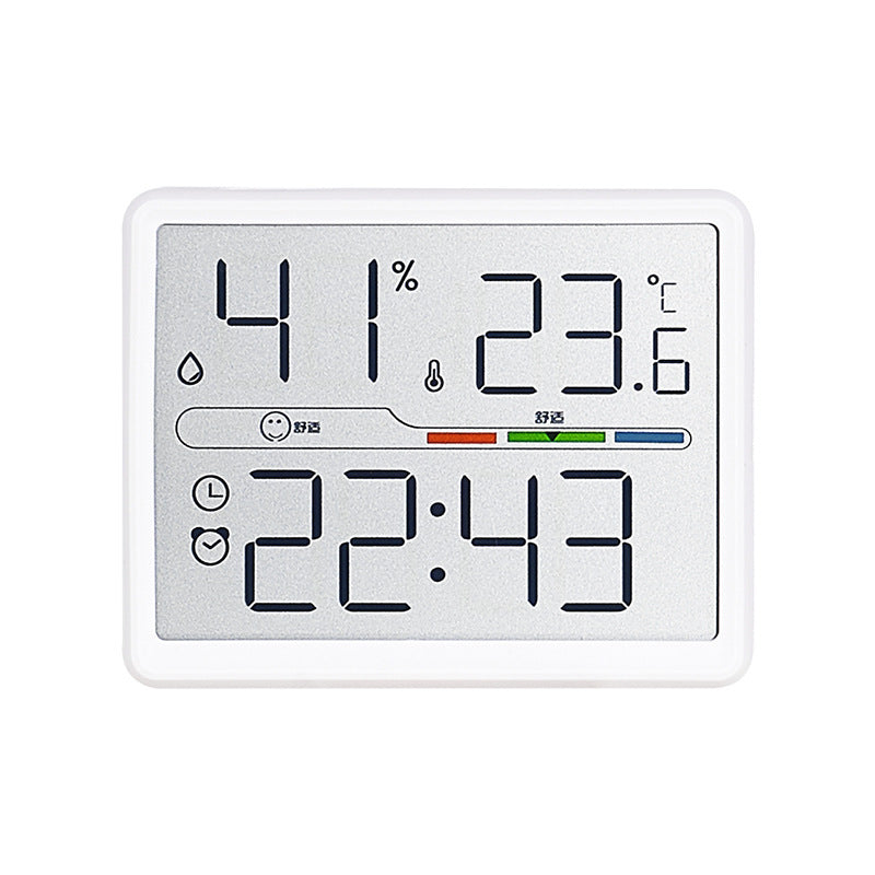Digital Thermo-Hygrometer Alarm Clock Bowlift