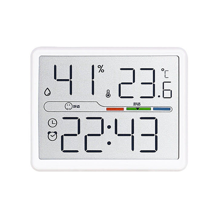 Digital Thermo-Hygrometer Alarm Clock Bowlift