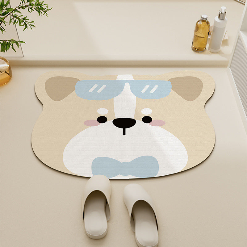 Adorable Frog-Shaped Bath Mat