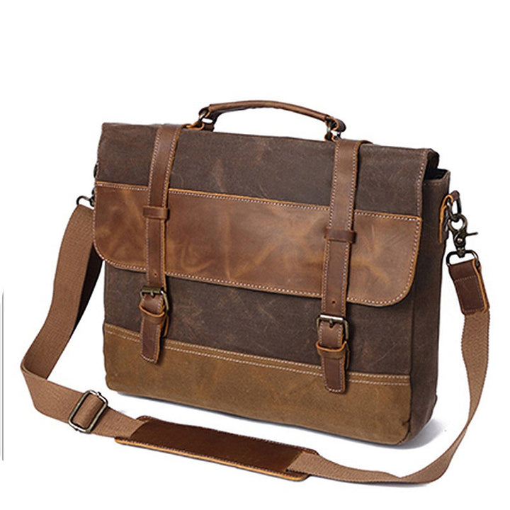 Robust briefcase with vintage design Bowlift