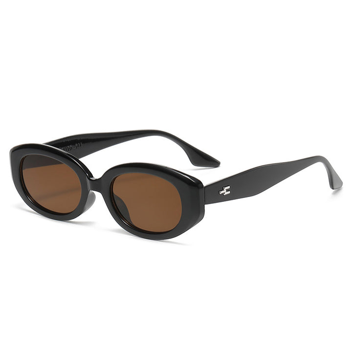 Women's fashionable sunglasses with modern, oval frame Bowlift