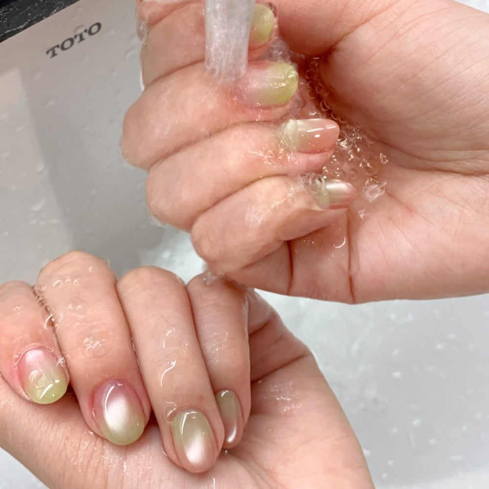 Ombre Gel Press-On Nails Bowlift