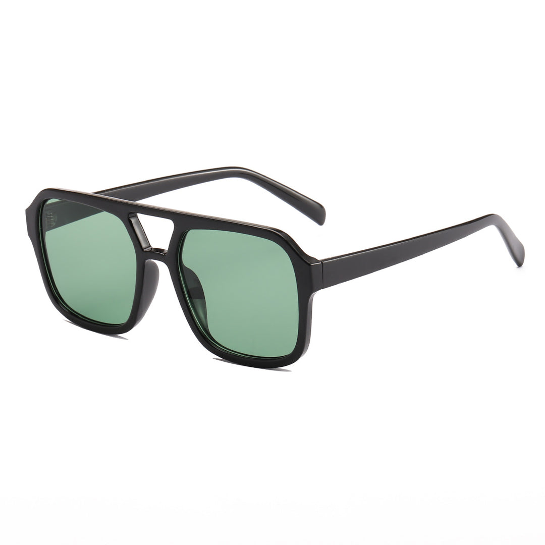 Ladies elegant square sunglasses with stylish pattern Bowlift