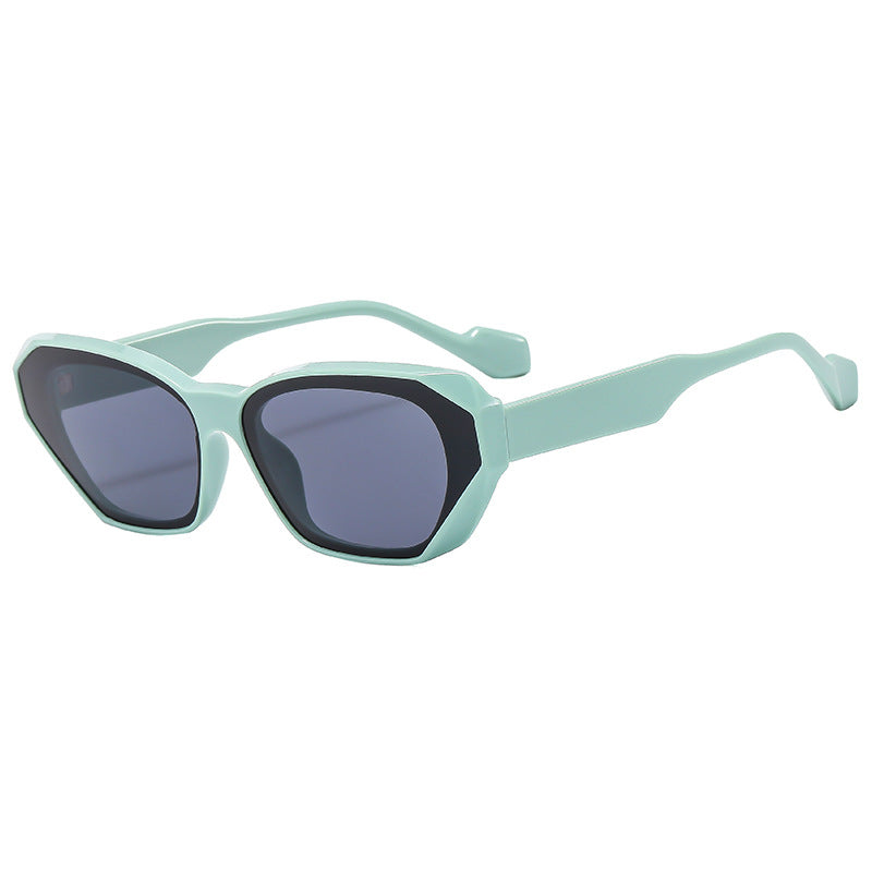 Women trendy polygonal sunglasses Bowlift