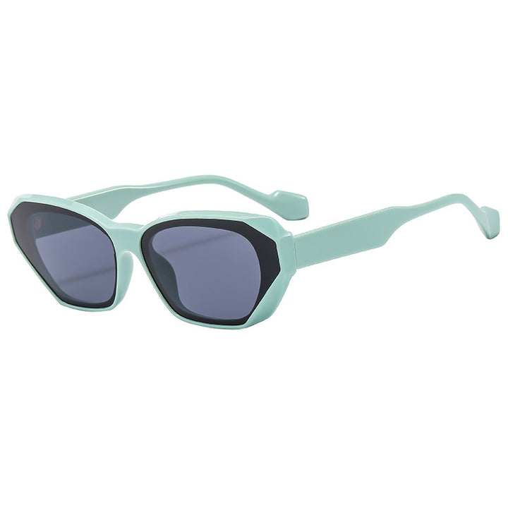 Women trendy polygonal sunglasses Bowlift