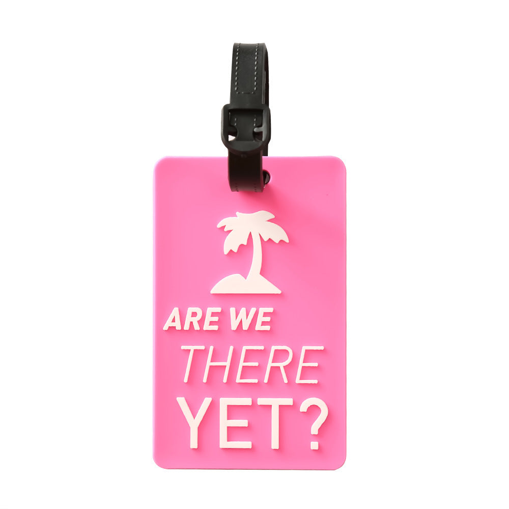 Unisex Luggage Tag with Motivating Holiday Message Bowlift