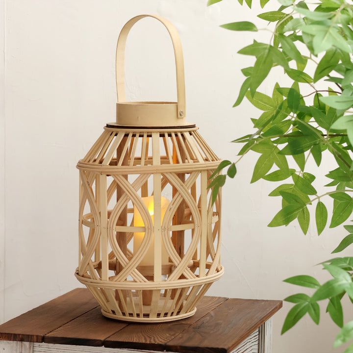 Decorative Rattan Pendant Lamp Bowlift