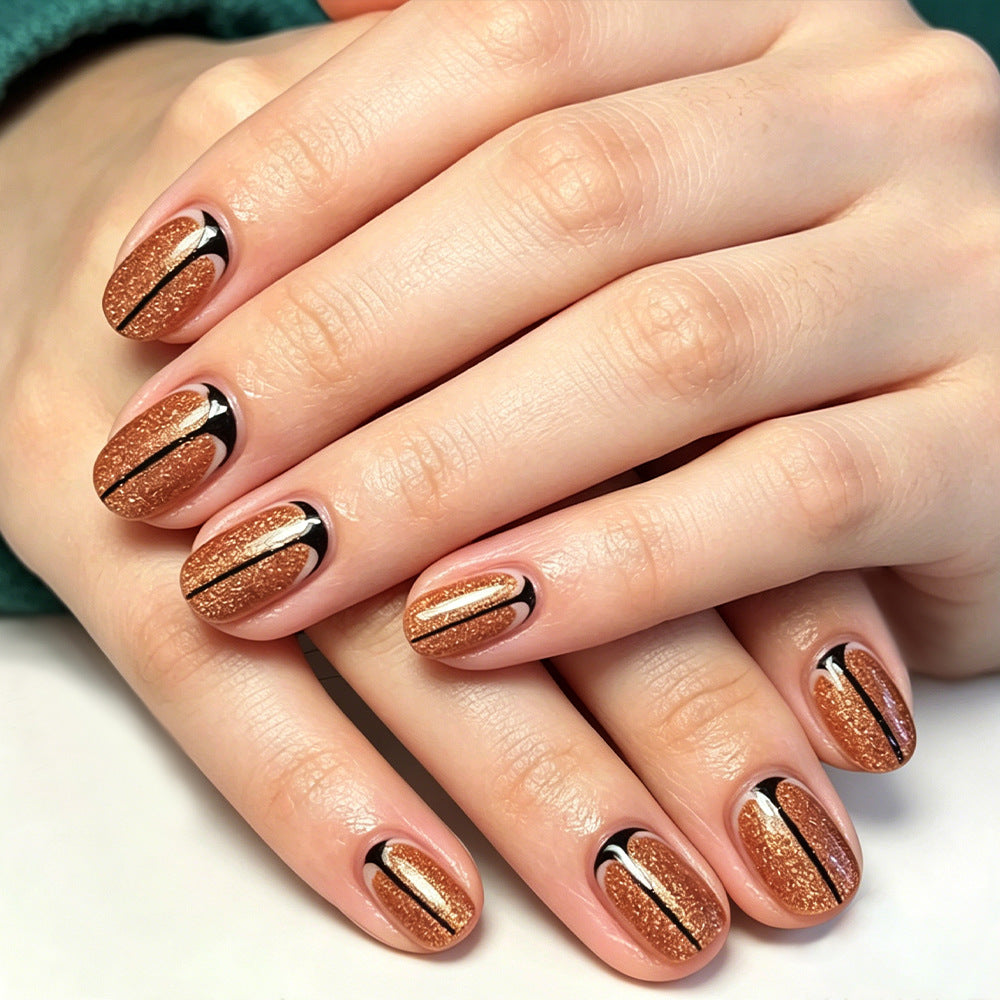 Glamorous Press-On Nail Art Set Bowlift