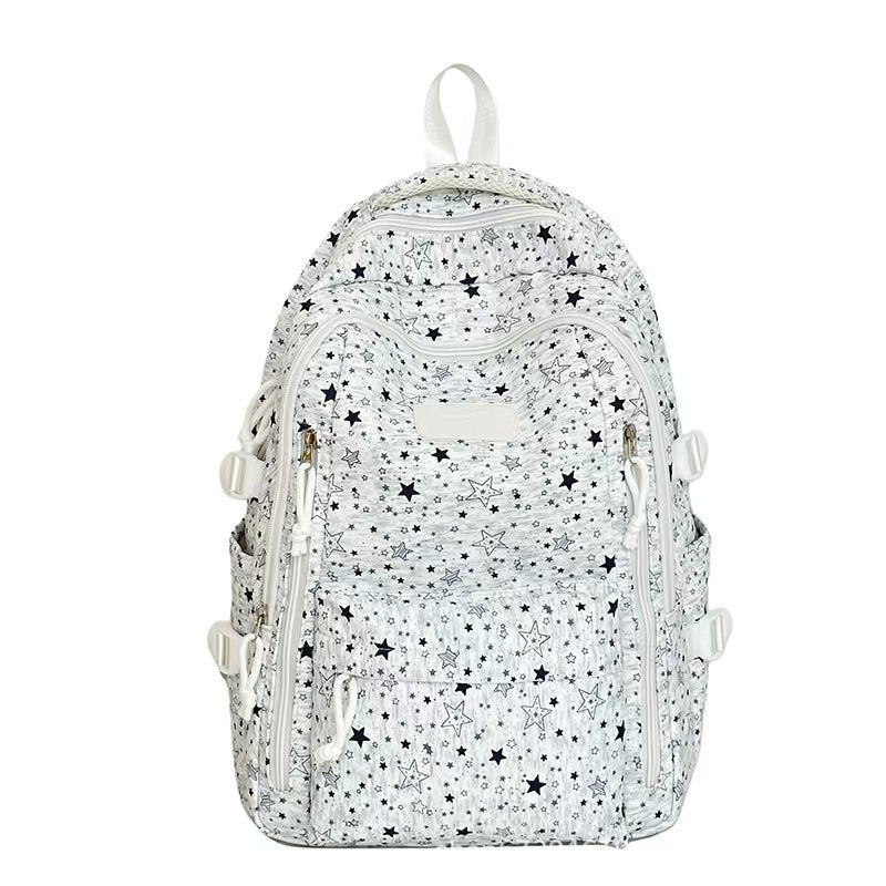 Star-Patterned Multi-Functional Backpack Bowlift