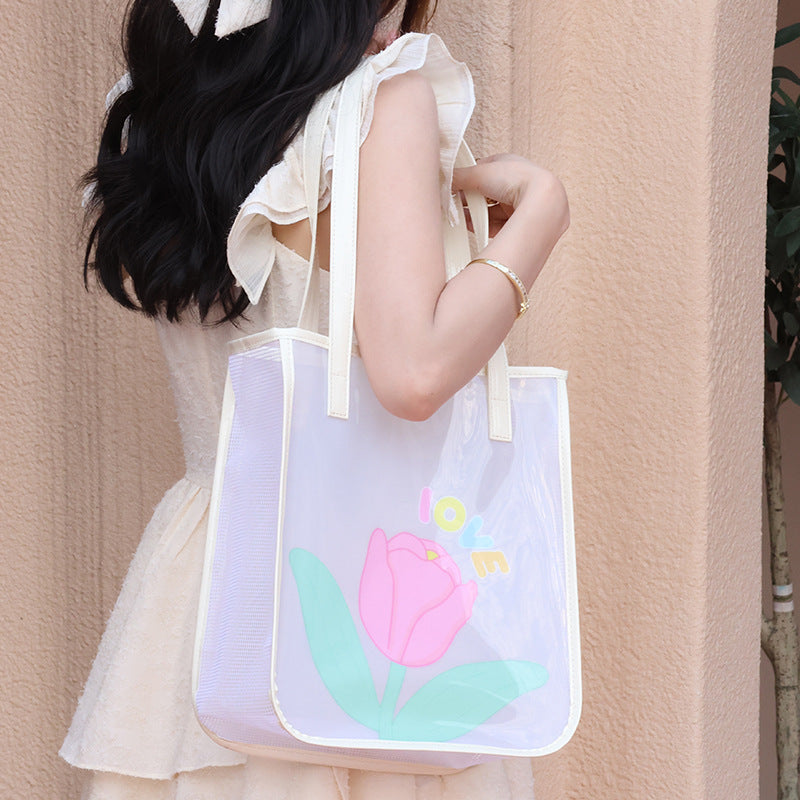 Leisure Handbag With Cute Bear Design Bowlift