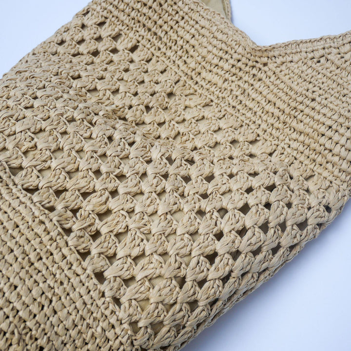 Handbag with Knitted Design Bowlift