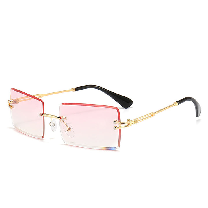 Women's fashionable rectangular sunglasses with gradient lenses Bowlift
