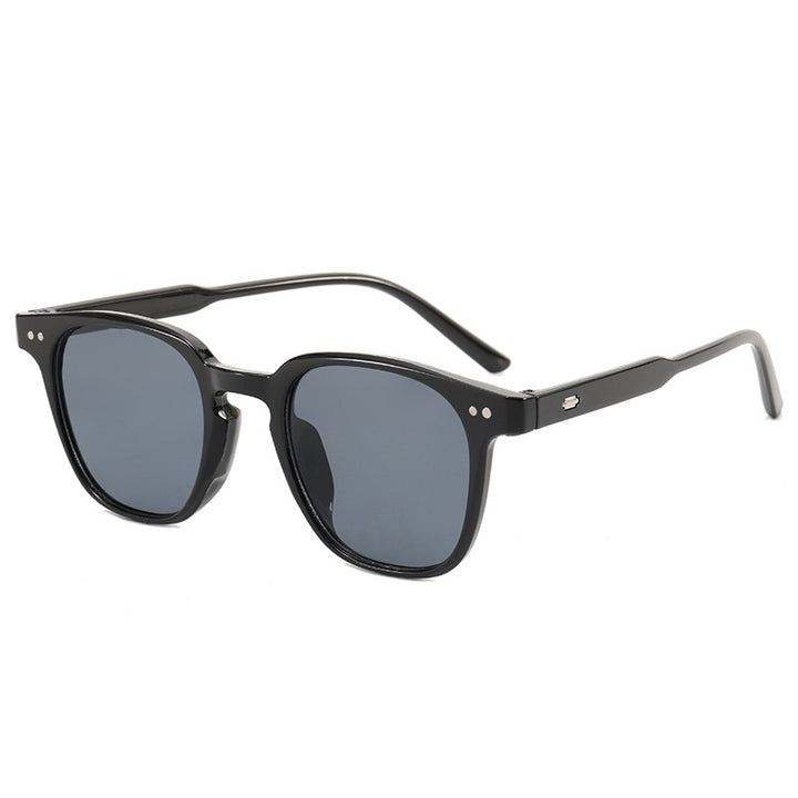 Women's fashionable square sunglasses with shiny frame Bowlift