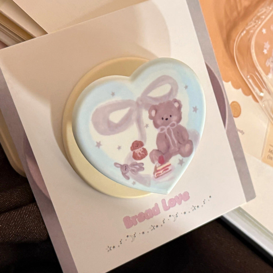 Charming Heart-Shaped Smartphone Holder Bowlift